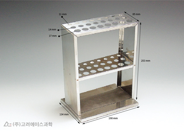 스텐 사각 피펫 스탠드