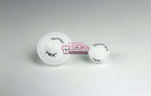 VWR 친수성 PTFE 시린지 필터 VWRI514-1275