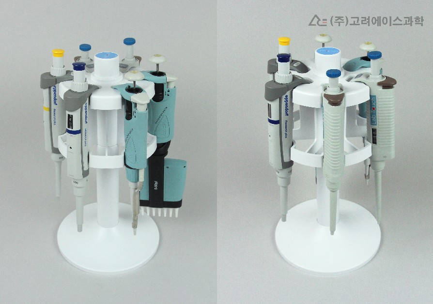 6구 마이크로피펫 스탠드 피펫 거치대