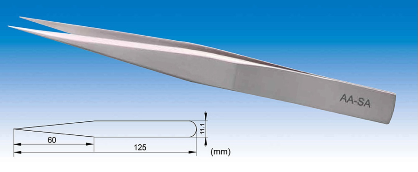 랩터치 초경질 스테인리스 고정밀 포셉 125mm