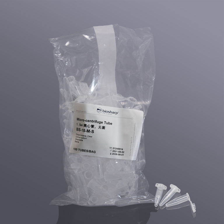 Sterile 1.5ml Capped Centrifuge Tube 마이크로 원심관 100개